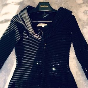 St. John Evening -Knit skirt and off the shoulder beaded topExcellent condition.